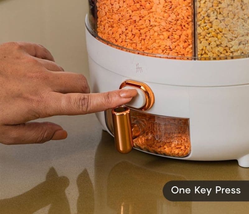 Image 8 for Neriah 6- Compartment All-In-One Rotating Grain Dispenser