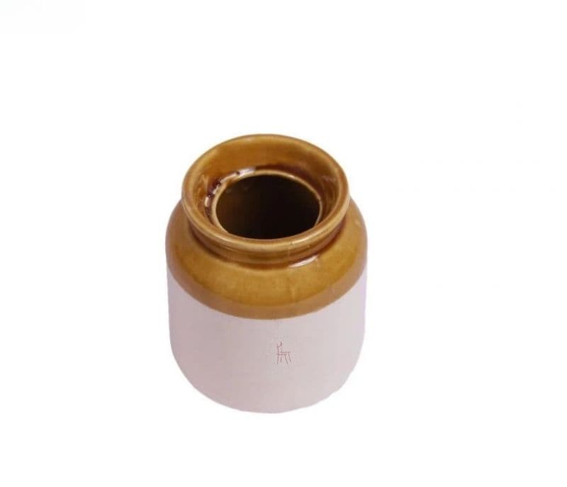 Image 3 for Alanna Crafted Four Inch Ceramic Pickle Jars Set of 2