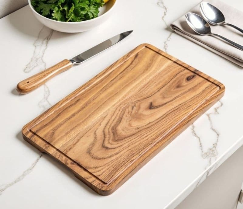 Image 2 for Kamila Wood Handcrafted Non Slip Chopping Boards Small-Medium And Large Chopping Board For Kitchen