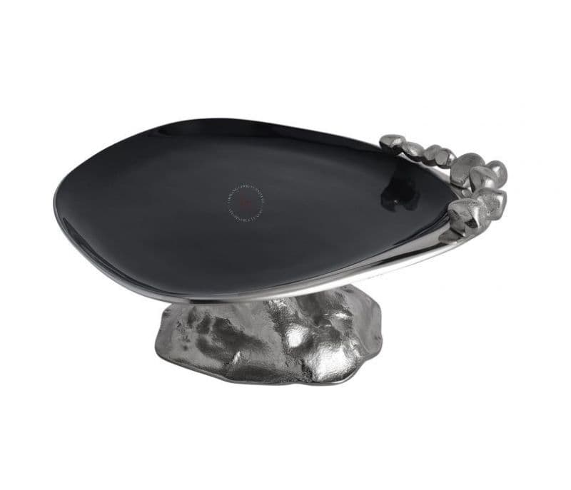Image 2 for Tessa Stones Serving ware Jet Black enamle - Cake Stand