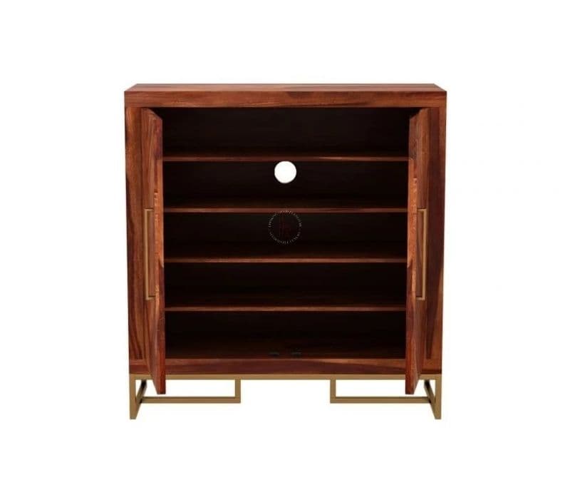 Image 4 for Kendall  Premium Sheesham Wood Shoe Rack