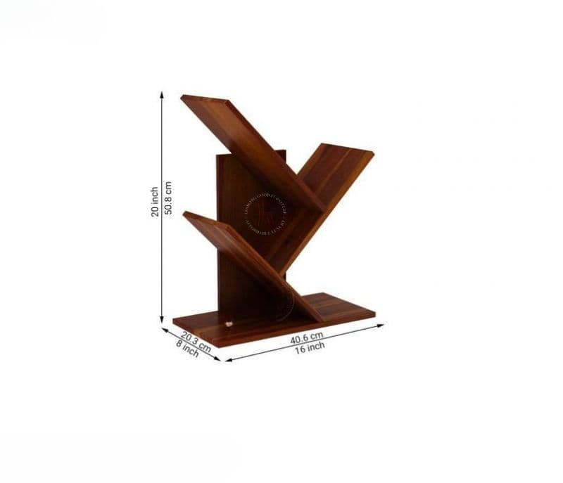 Image 5 for Teagan Bookshelf (Honey Finish)