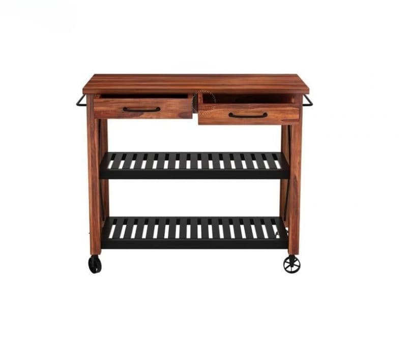 Image 2 for Kennedi Kitchen Trolley (Honey Finish)