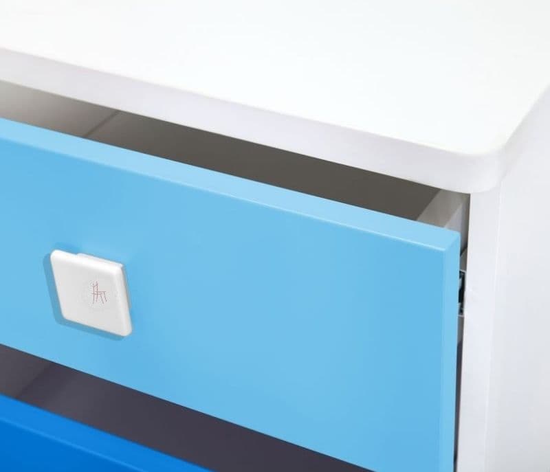 Image 2 for Saige Blue America Bedside Table