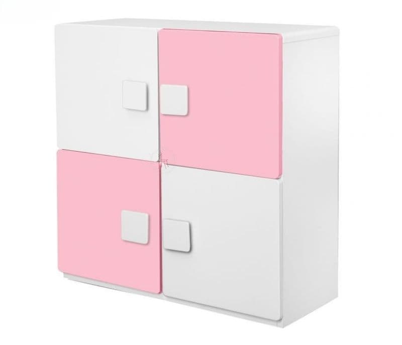 Image 3 for Demi Two Layer Bookcase (Pink)