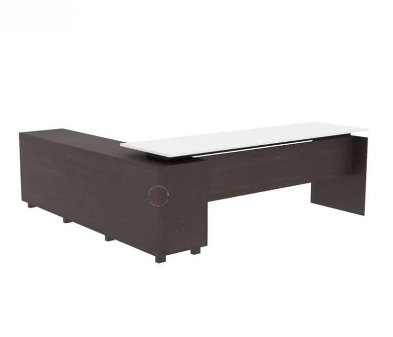Image 3 for Kira  L shape Modular Office Table with Three Drawers