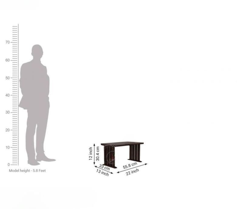 Image 5 for Daleyza Laptop Table (Walnut Finish)