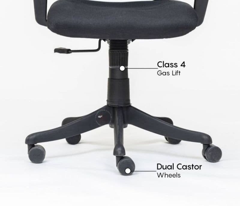 Image 3 for Makenzie Mid Back Mesh Office Ergonomic Chair With Tilting Mechanism