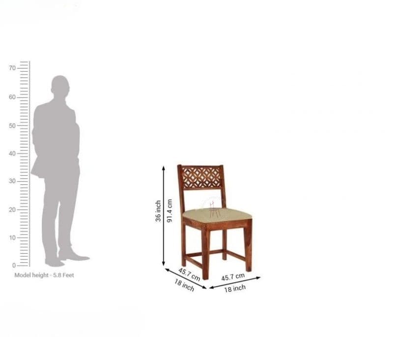 Image 5 for Paislee Study Chair (Honey Finish)