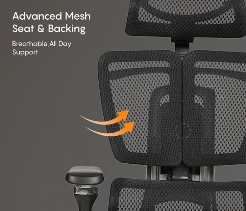Image 5 for Davina Premium Ergonomic High-Back Mesh Office Chair