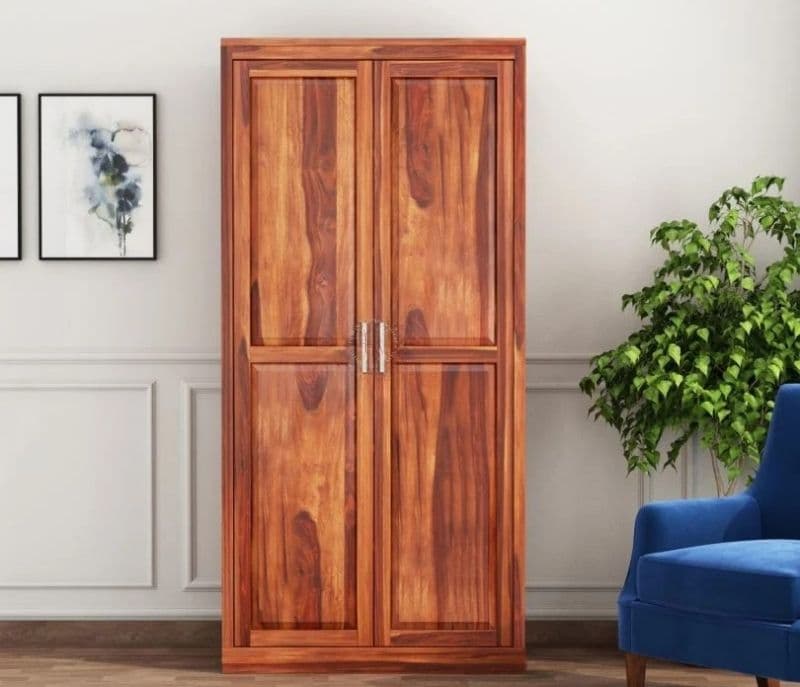 Innocenzo 2 Door Cupboard (Teak Finish)