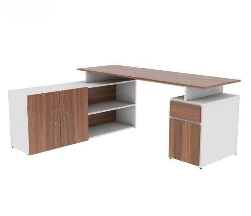 Image 5 for Siena L shape Modular Office Table with Storage