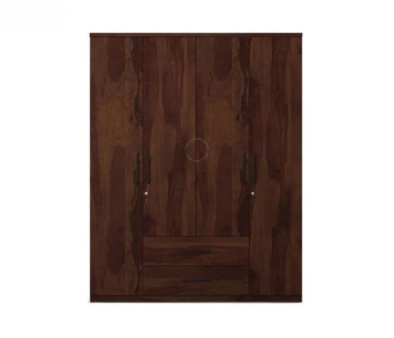 Image 2 for Tranquillo 4 Door Wardrobe (Exotic Teak Finish)