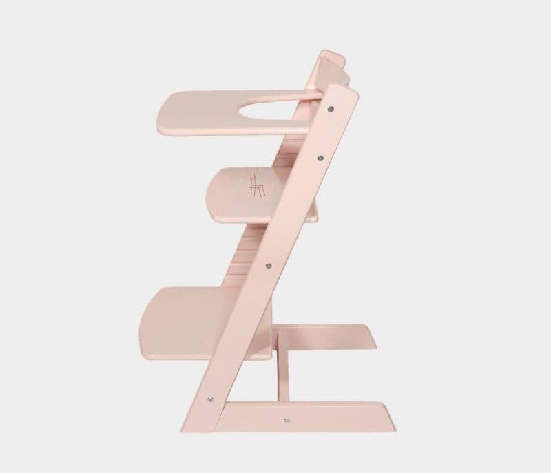 Image 3 for Averie Beech and Multilayered Board Blue Baby High Chair