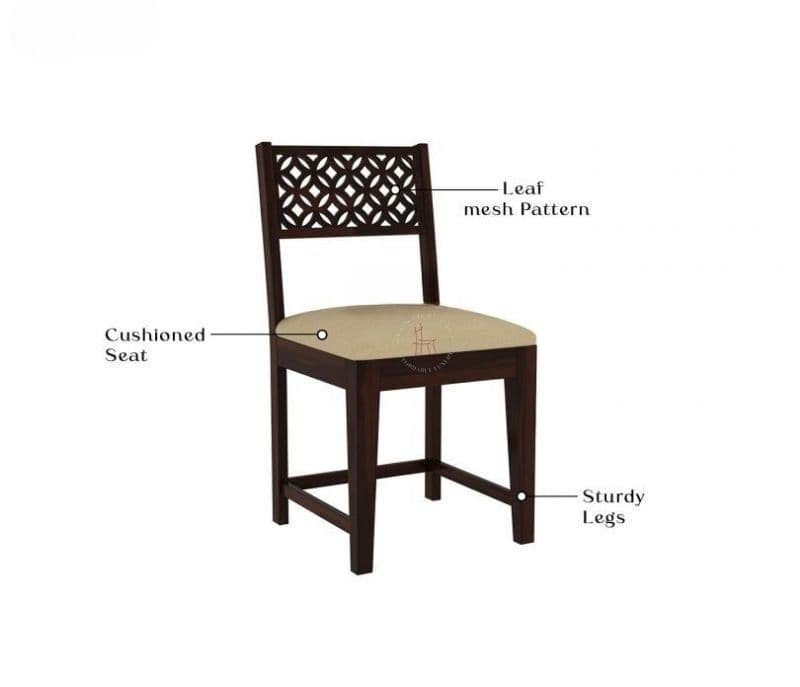 Image 4 for Milan Study Chair (Walnut Finish)