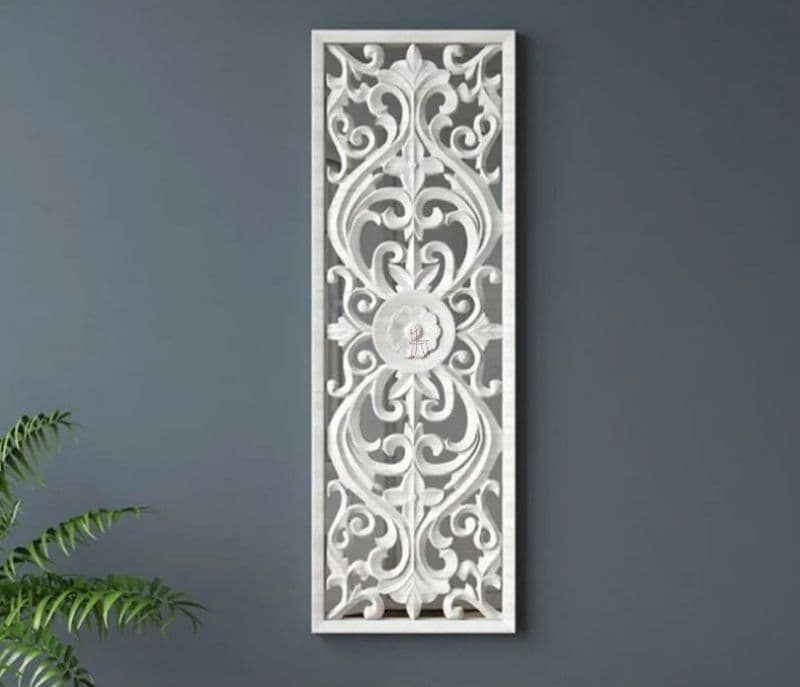 Rosalee Juno Tall Mirrored Wall Panel
