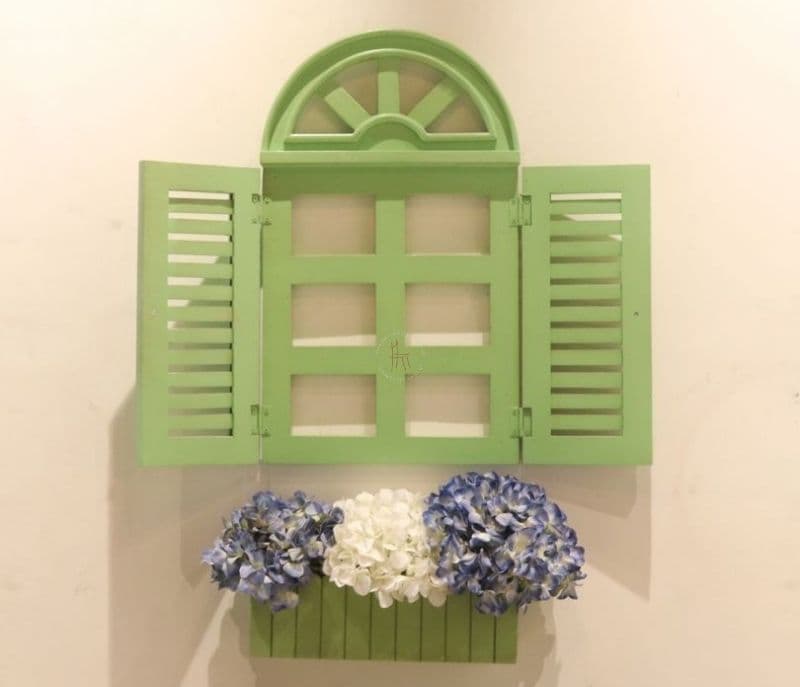 Image 3 for Mazie Green Wooden Window Frame