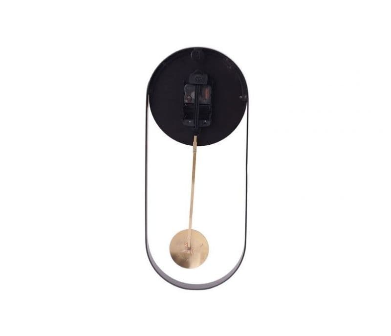 Image 4 for Celeste Pendulum Wall Clock with Black Frame