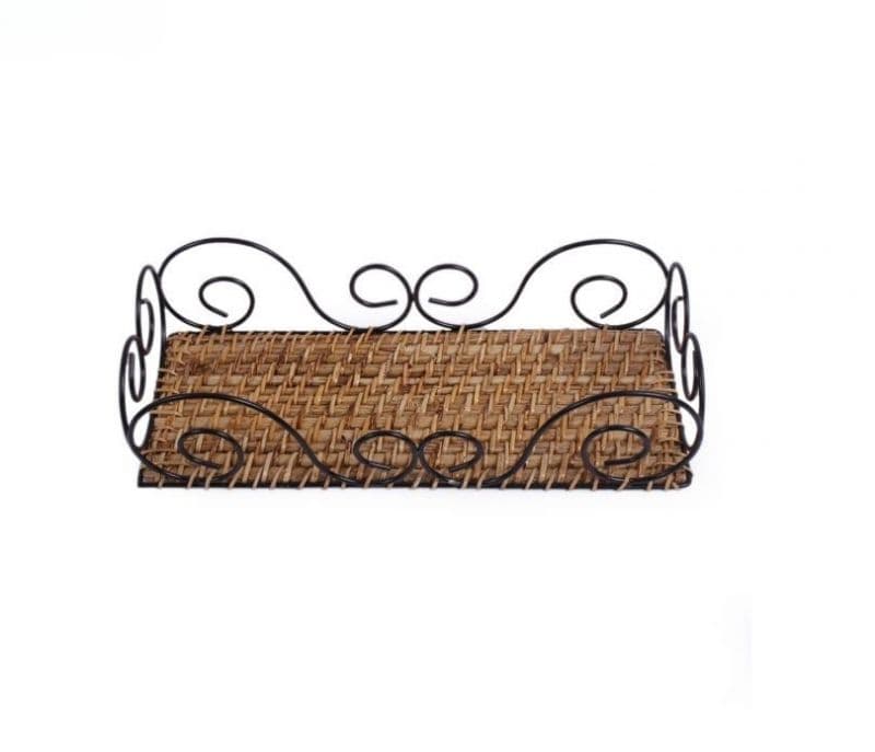 Image 2 for Zuri Curvy Bamboo Wicker Multipurpose Basket