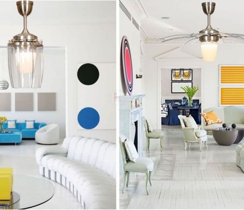 Image 4 for Love Daisy Chandelier Fan With Three Colour Changing Lights