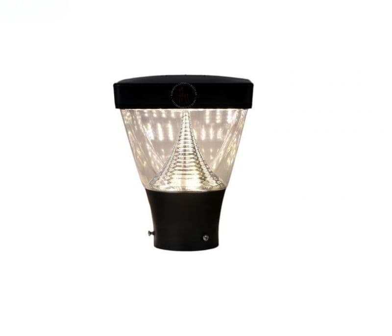 Image 4 for Paige Waterfall Black Acrylic Gate Light