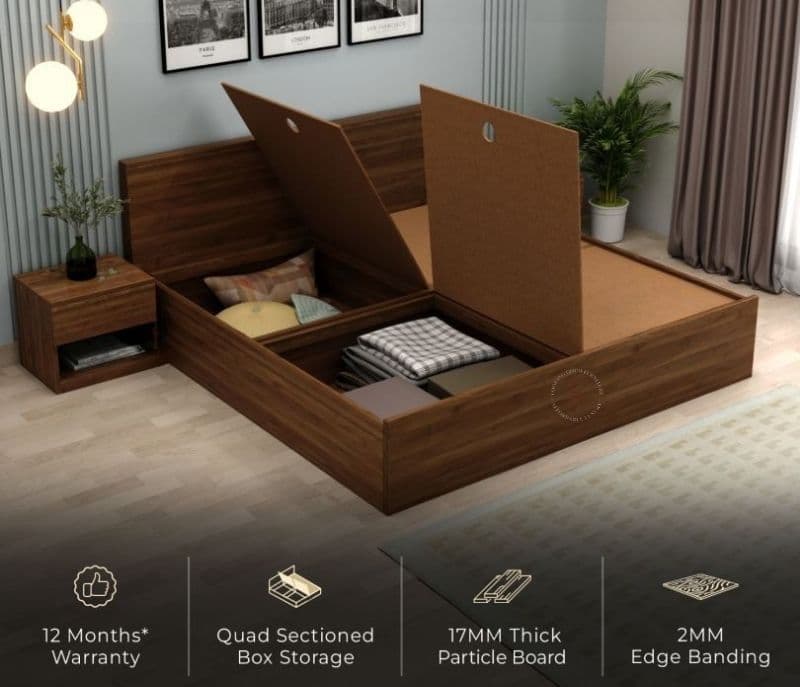 Image 8 for Monroe Storage Bed with 6-Inch Ortho Zen Mattress