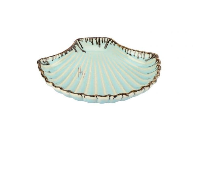 Image 3 for Sea Shell Tranquil Ceramic Serving Platter