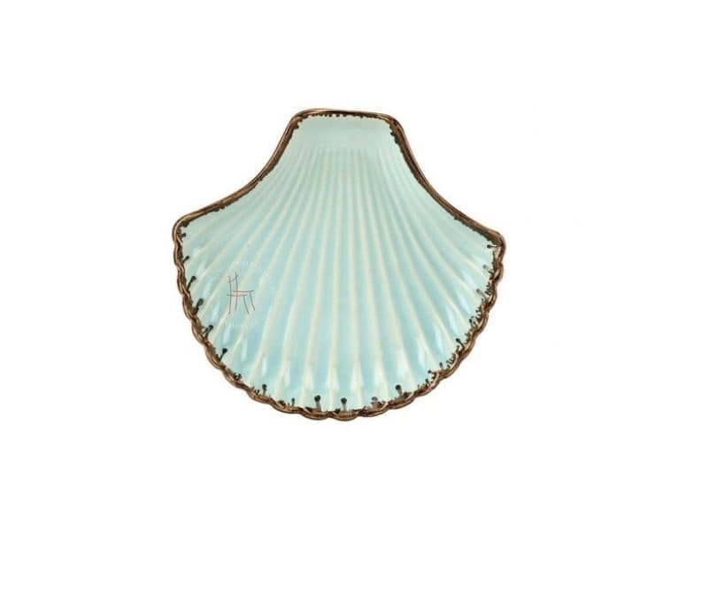 Image 2 for Sea Shell Tranquil Ceramic Serving Platter
