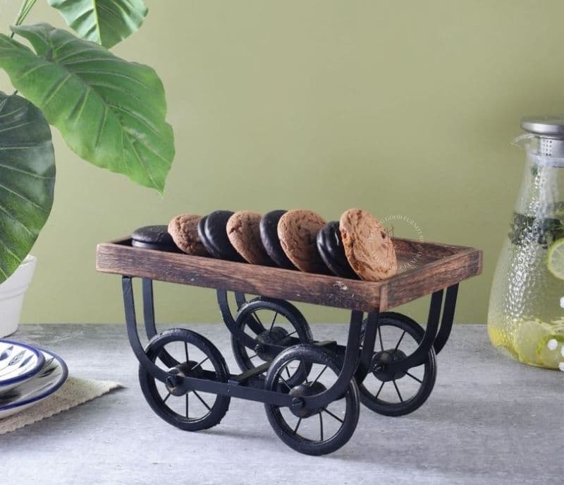 Wooden Thela Baggi Serving Platter