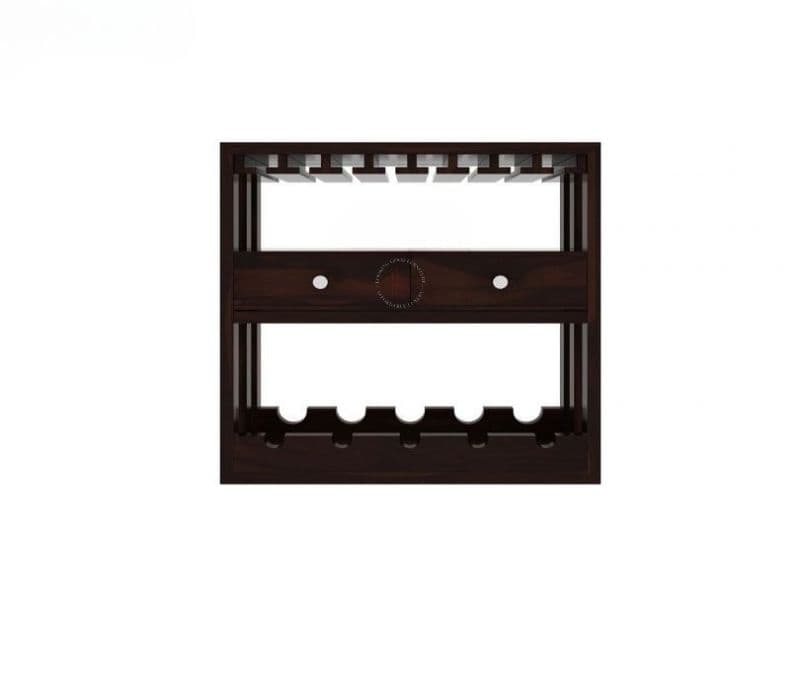 Image 3 for Cattleya Wine Rack (Walnut Finish)
