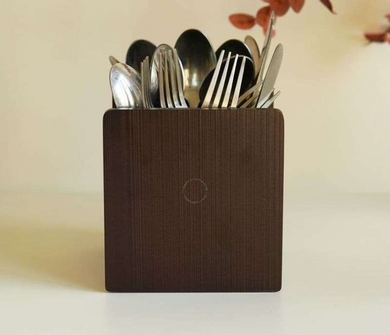 Image 7 for Theodora Wooden Cutlery Holde