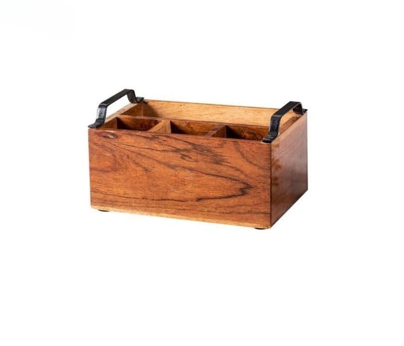 Image 5 for Meilani Holder with Black Handle 4 section Spoon Stand