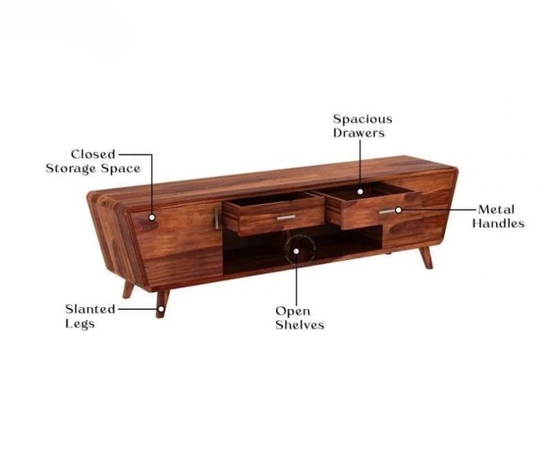 Image 5 for Londyn  Tv Unit with Cupboards Drawers and Shelve Storage