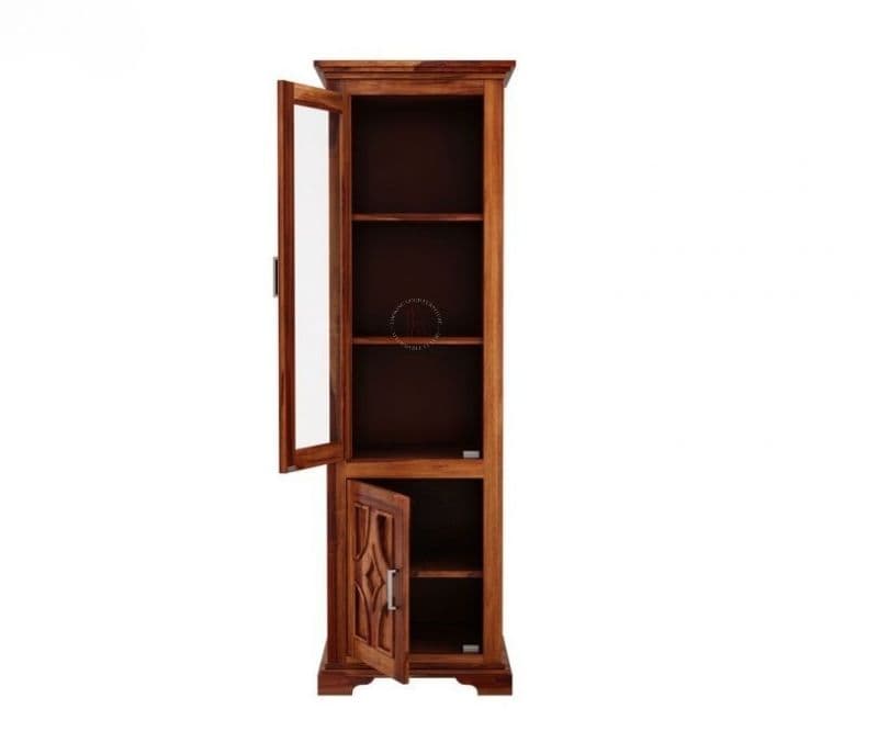 Image 3 for Violeta Single Door Crockery Unit (Honey Finish)