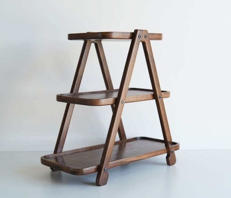 Image 8 for Veda 3 Tier Solid Wood Kitchen Rack