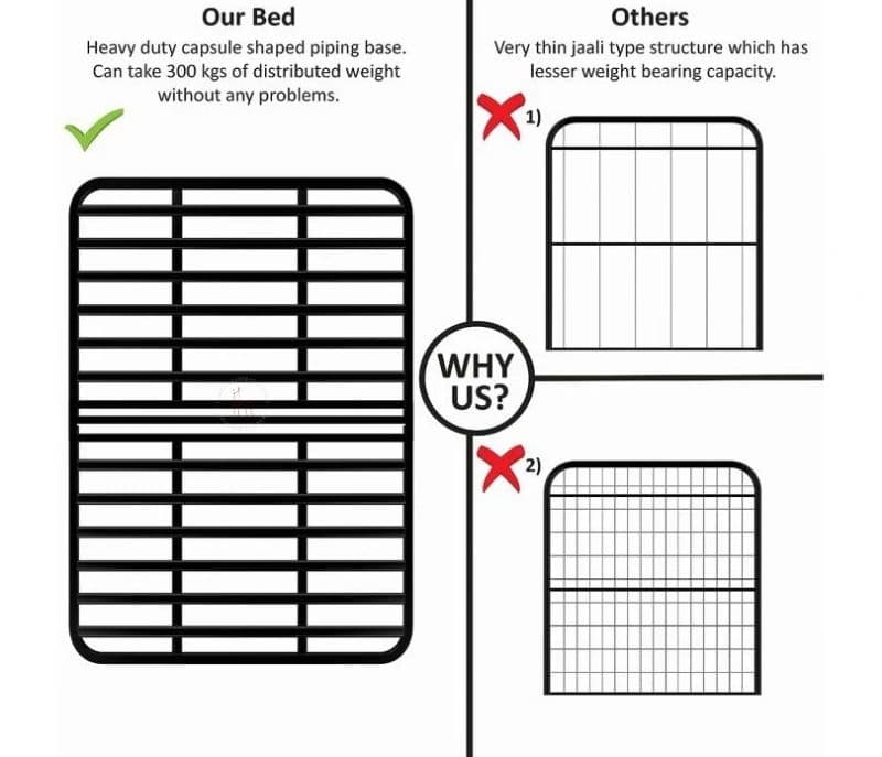 Image 7 for Mateo Folding Powder Coated Metal Queen Bed