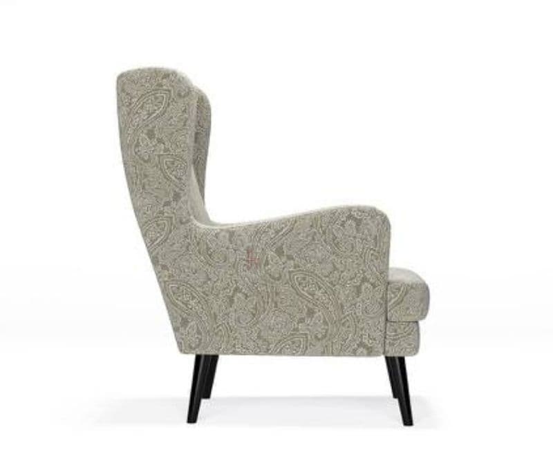 Image 4 for Spetla Lounge Chair in Monochrome Paisley Colour