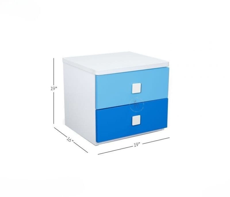 Image 5 for Saige Blue America Bedside Table