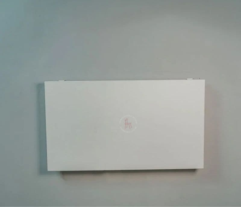 Image 5 for Elyse Wall Mounted Engineered Wood Study Table (Frosty White Finish)