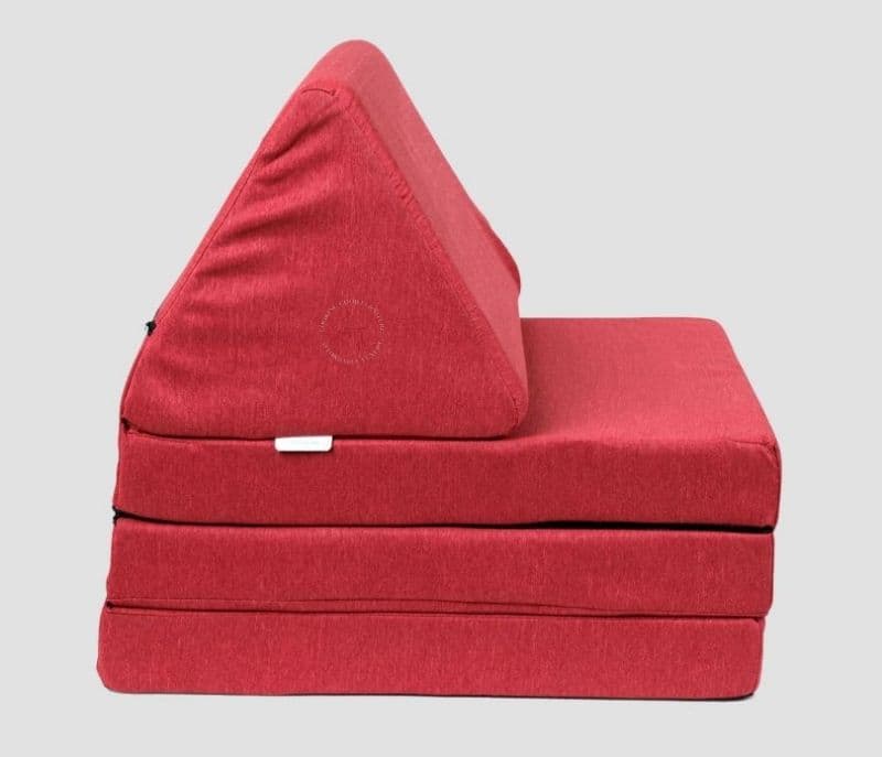 Image 2 for Harmoni Foam Peach Folding Bed with Removable Cover