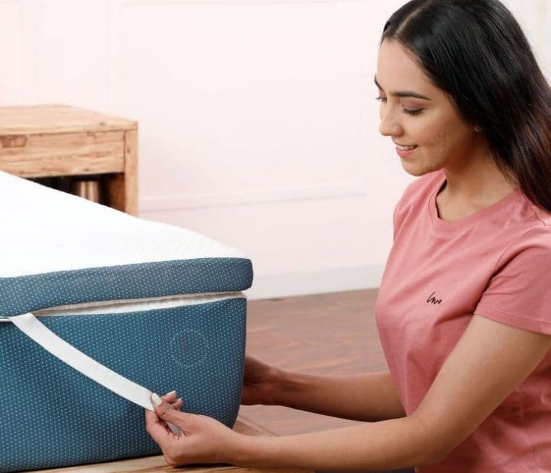 Image 2 for Jazmin Swirl Gel Soft Orthopaedic Memory Foam Mattress Topper