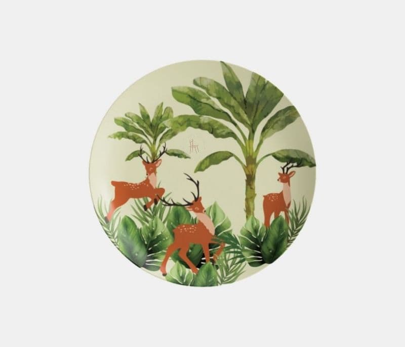 Image 2 for Aleia Fox Printed Exquisite Traditional Ceramic Wall Plate