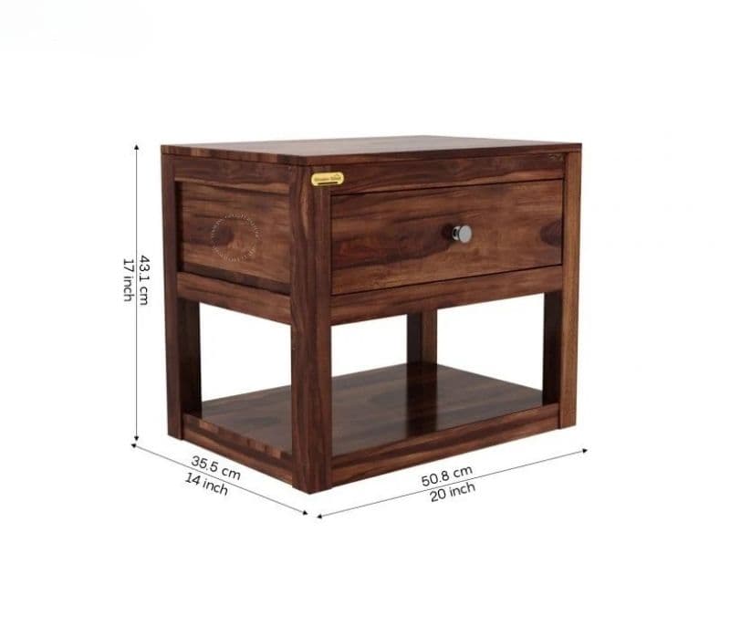 Image 5 for Jolie Bedside Table (Honey Finish)