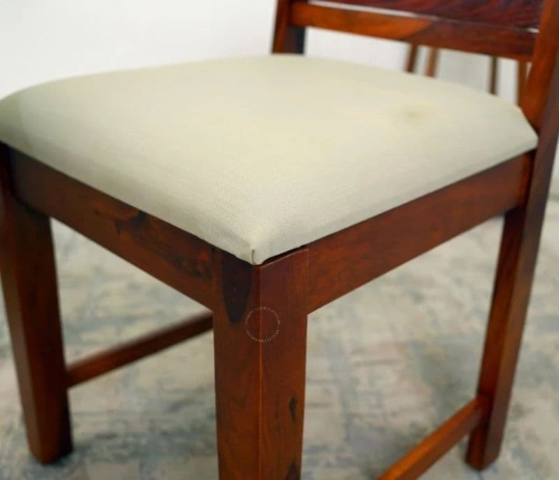 Image 6 for Raina 4 Seater Dining Set with Cushioned Chair (Honey Finish)