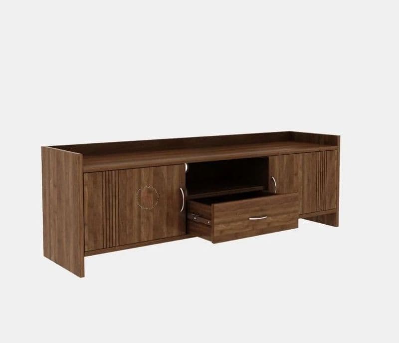 Image 3 for Evelynn Engineered Wood Floor Rested Tv Unit