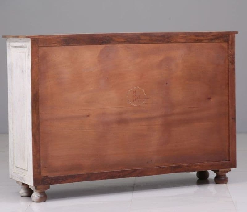 Image 4 for Emory White Cabinet and Sideboards with 6 Drawers