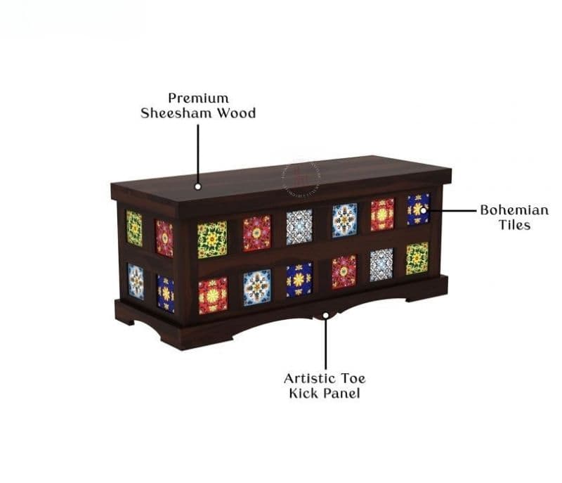 Image 6 for Belen Trunk Box (Walnut Finish)