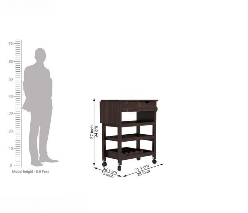 Image 6 for Whitley Kitchen Trolley