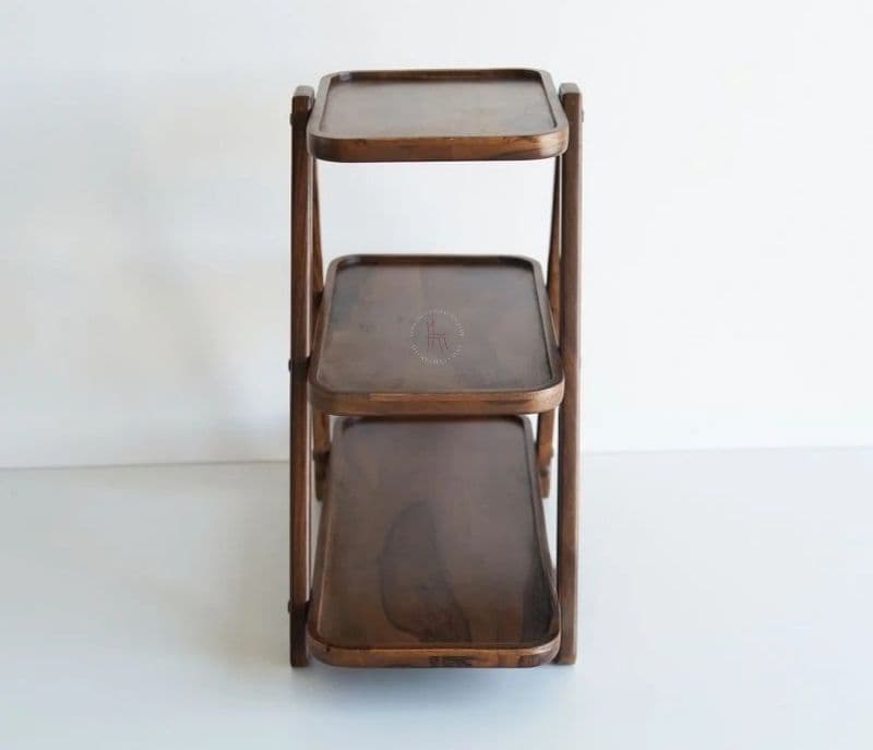 Image 7 for Veda 3 Tier Solid Wood Kitchen Rack