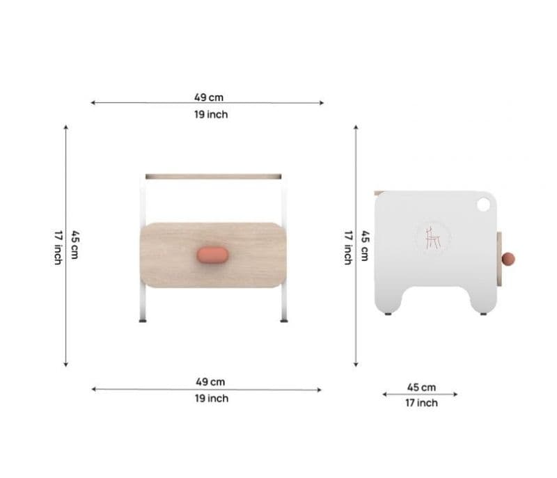 Image 6 for Elowyn Kids BedSide Table